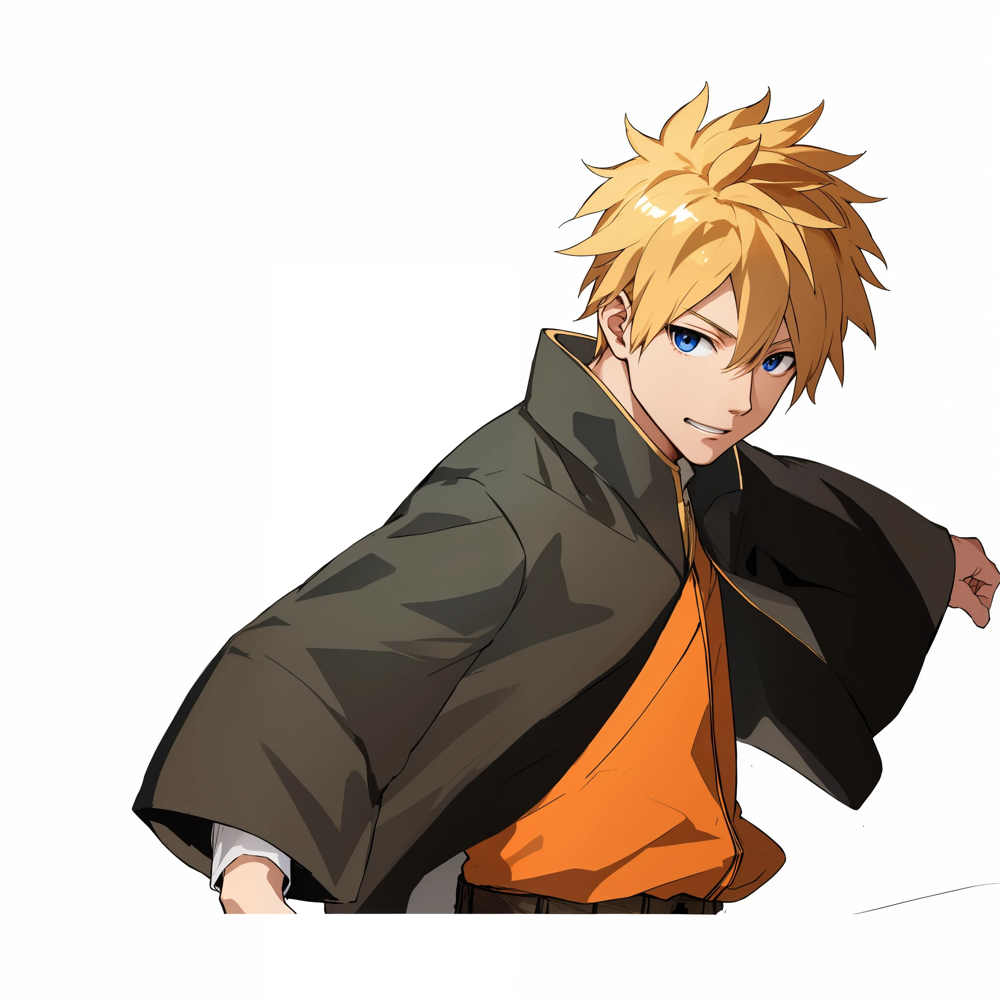 1 boy、a blond、Gold Eye、simple background、