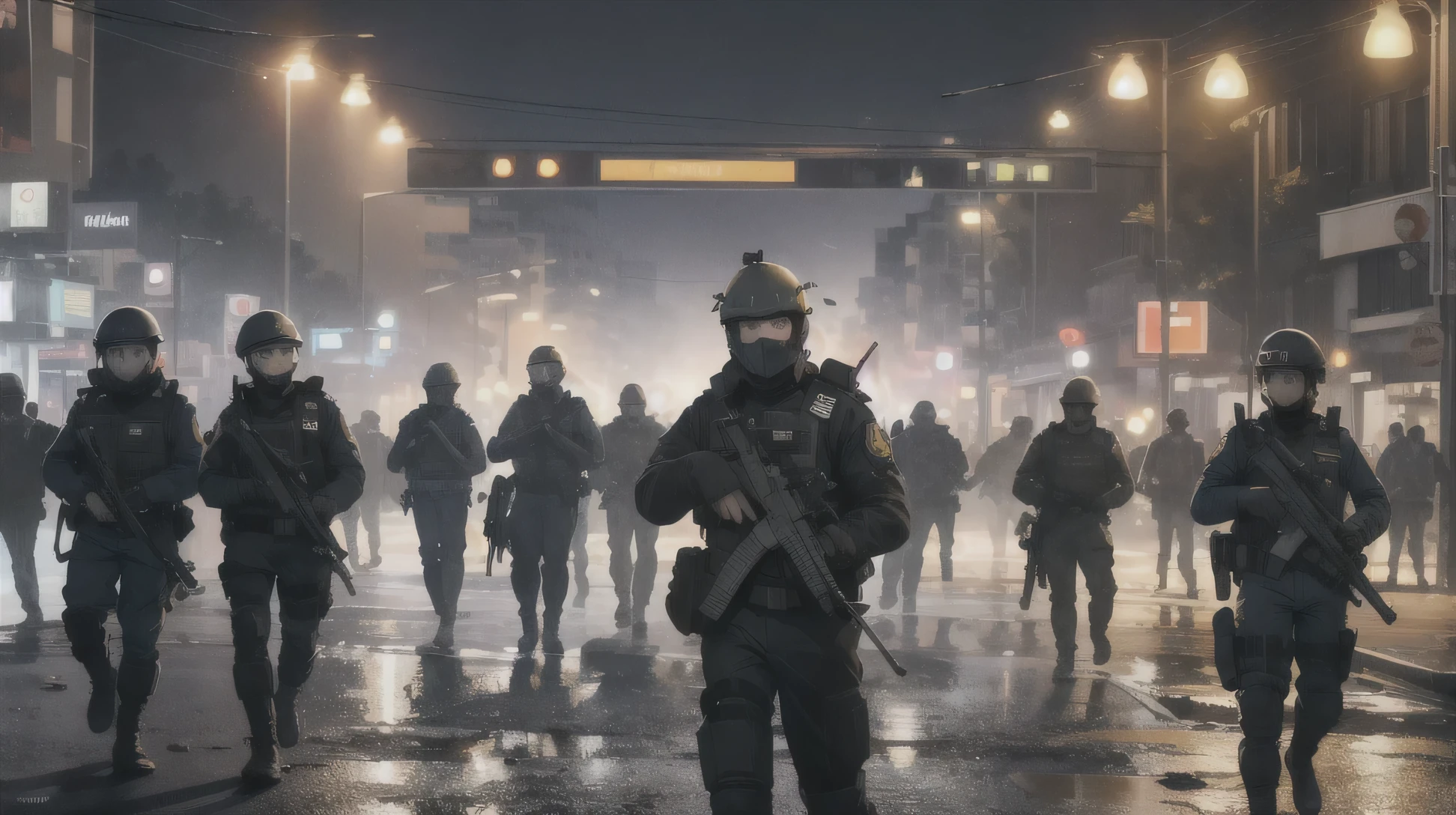 Immediately after the attack, the major cities on the planet Lyra were plunged into darkness. Street lights, buildings and even vehicles stopped working. Police and security forces were unable to respond in time to the chaotic situation