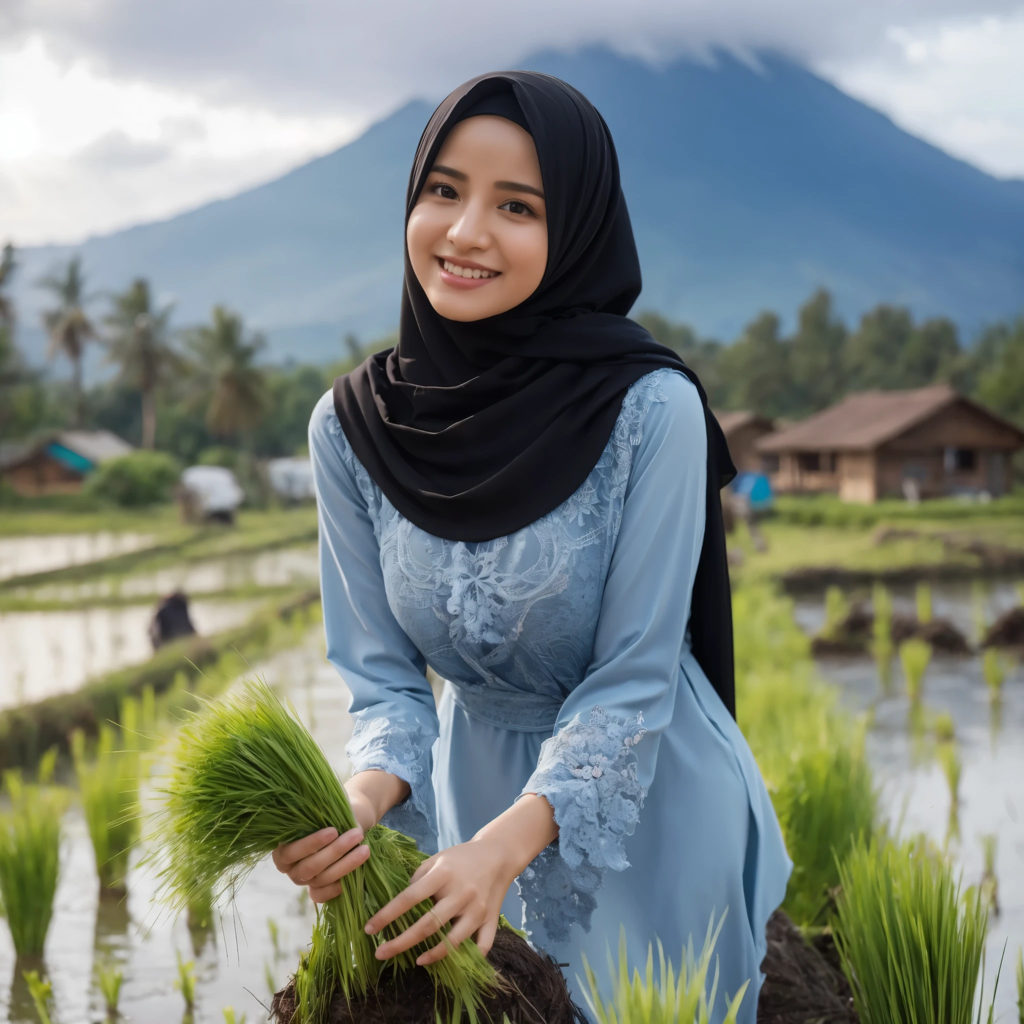 Hijab big breast realistic