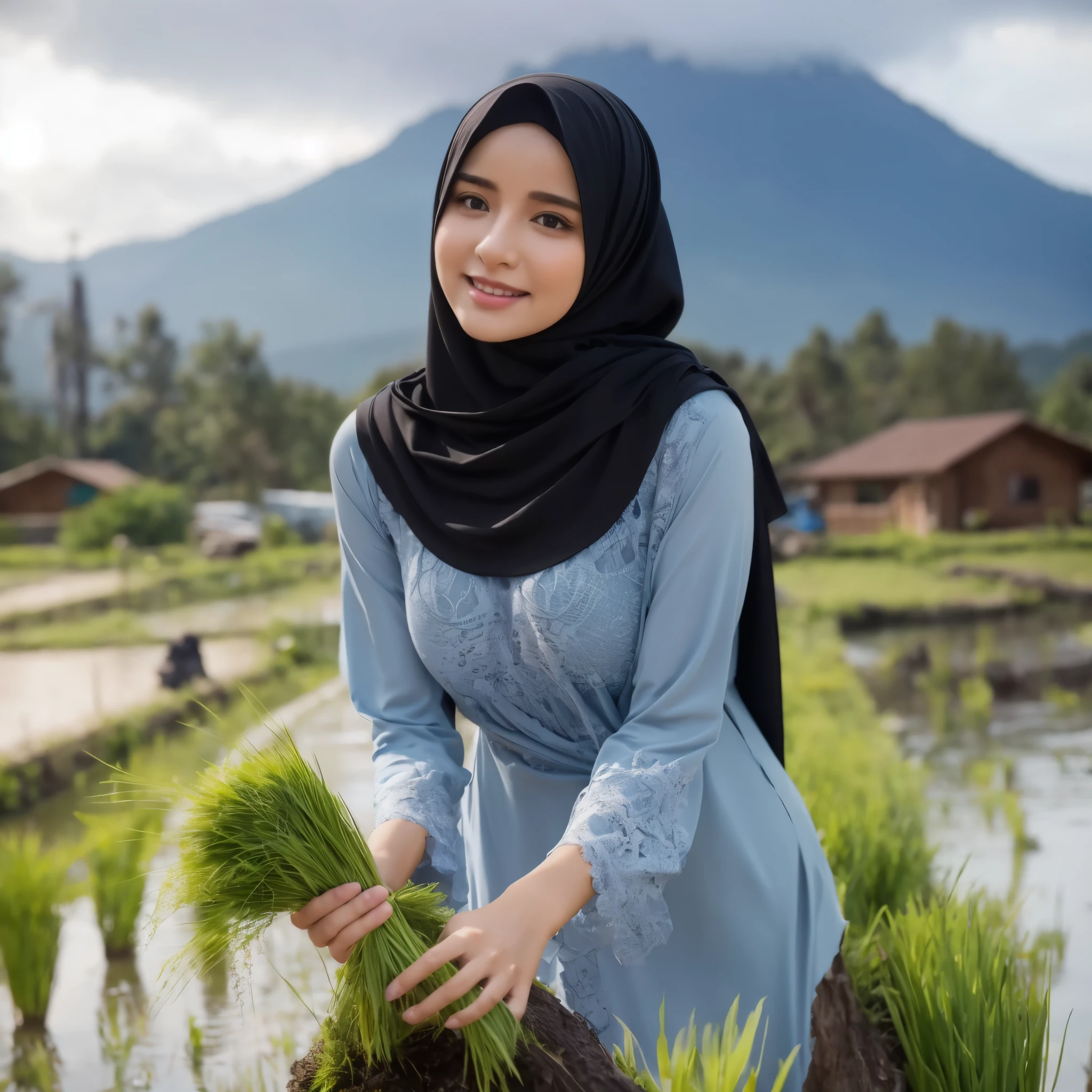 Hijab big breast realistic