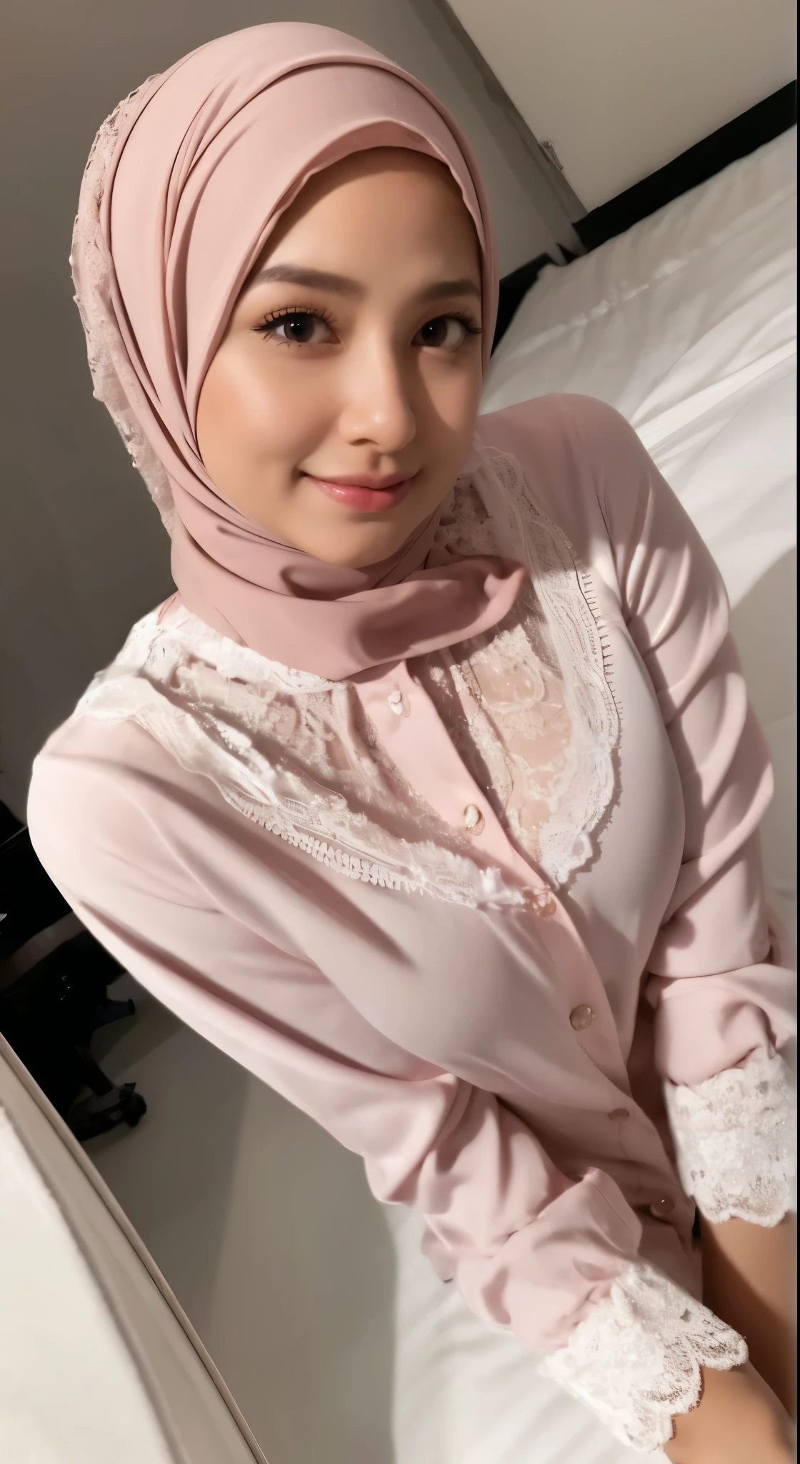 Hijab big breast realistic