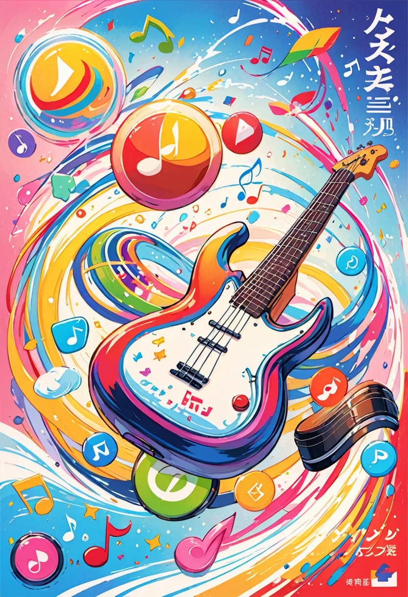 music、Note、vibration、musicロゴ