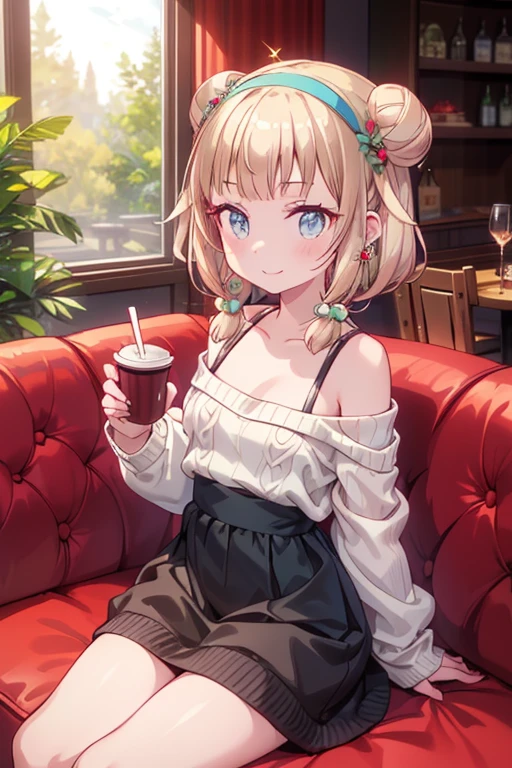 (((Masterpiece))),(((Super Detail))),(((in 8K))),(((best composition))),(((Rim lighting,Fireglow effect,deep shadow))),solo,(Hatsune Miku:1.0),Beautiful fingers,Detailed finger features,(Detailed hair features:1.7),(Dynamic and sexy bending pose:1.3),detailed facial features,detailed clothes features, (perky chest:1.1), (pointed chest:1.3), delicate beautiful face, Bright blue eyes, cute eyes, sparkling eyes, Big eyes, beautiful detailed eyes,double bun with glittering hair ornament,(super detailed glossy skin:1.3),slender body,(small breasts:1.2), (perky chest:1.2),goddess smile,((with sparkling eyes and a contagious smile)),beautiful posture,have a cup of coffee,black hair, green eyes, dress, bare shoulders, jewelry, collarbone, sidelocks, hairband, earrings, indoors, off shoulder, sweater, arms behind back, plant, short hair with long locks, white hairband, off-shoulder dress, sweater dress, off-shoulder sweater, red sweater, big side hair, very long side hair,seductive cleavage:1.1,beautiful glossy legs,shiny red high heels,lifting dishes with cakesd,in a french restaurant,hustle and bustle,rising steam of a coffee,looking at viewer,
