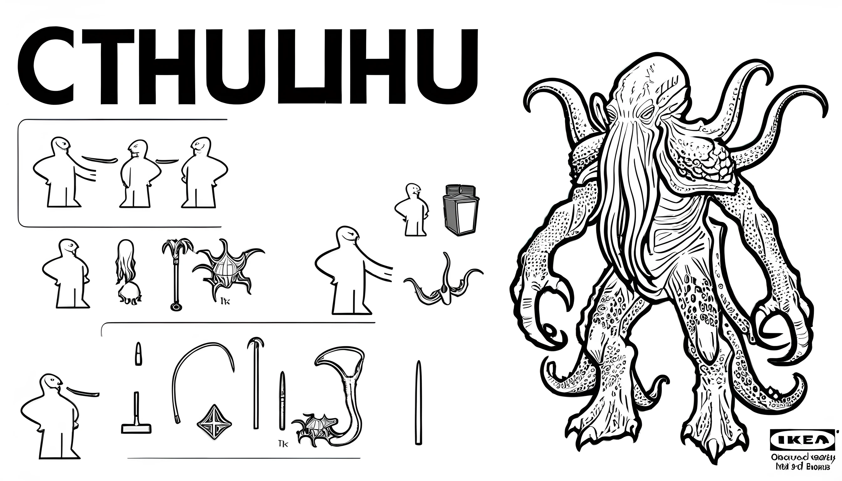 Cthulhu plastic model