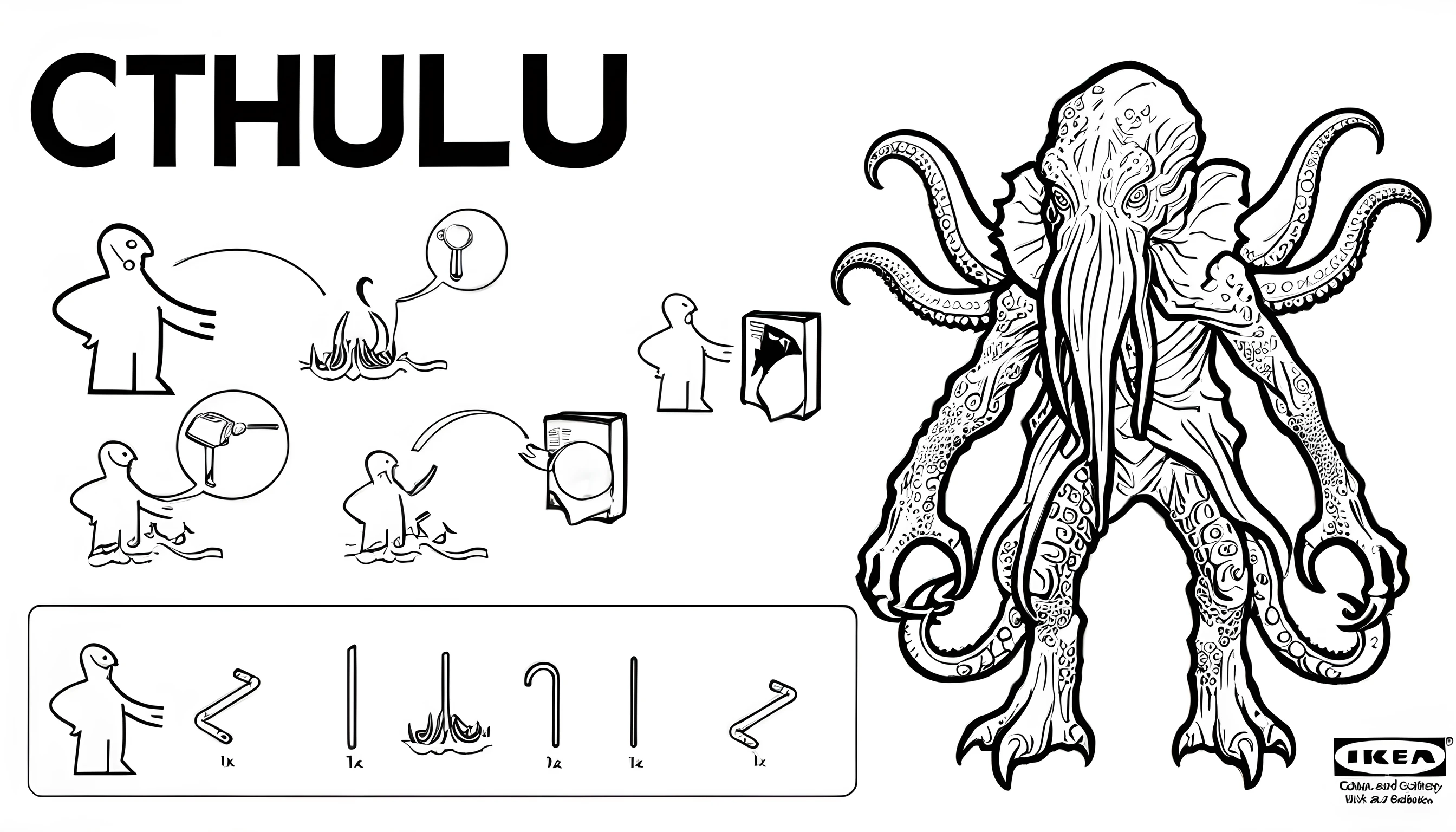 Cthulhu, instructions, 