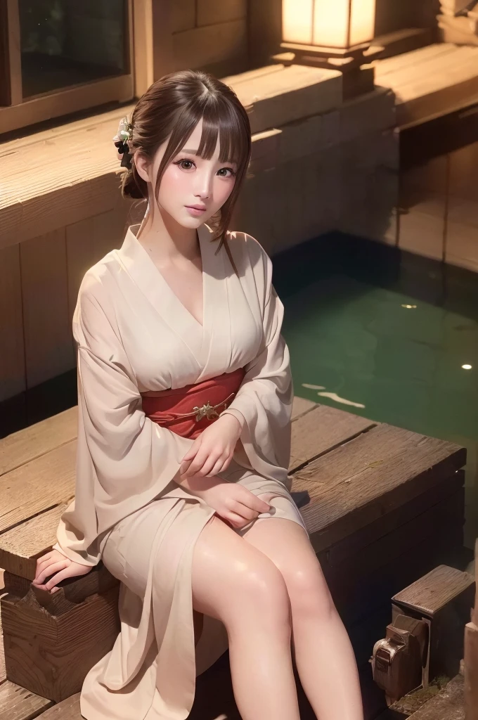 (high resolution、high quality、High resolution、detailed、8k、masterpiece)、超A high resolution、(Photorealistic:1.3)、RAW Photos、((Ultra-Realistic Details))、Portrait、Global Illumination、Shadow、Octane Rendering、8k、Super sharp、Beautiful breasts、Beautiful Eyes、非常に複雑なdetailed、Realistic Light、CGSoation Trend、ネオンのdetailed、The light is gentle、woman1people、Alluring、Oiran、超美people、A beauty that everyone falls in love with、Sitting in a place overlooking Yoshiwara at night、The light of the red lanterns is sparkling、Japanese Landscape、Edo Period、hairdresser、Moe