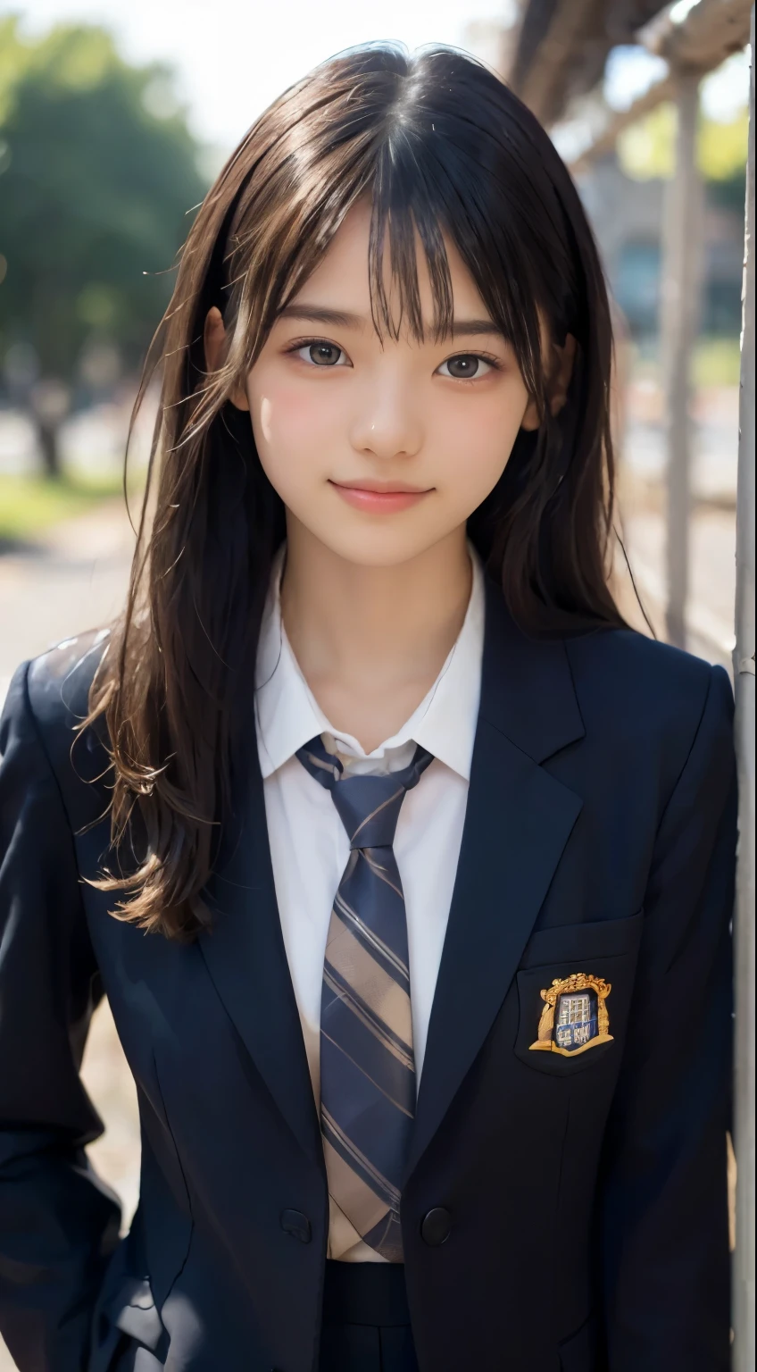 A close up of a woman in a suit and tie posing for a picture - SeaArt AI