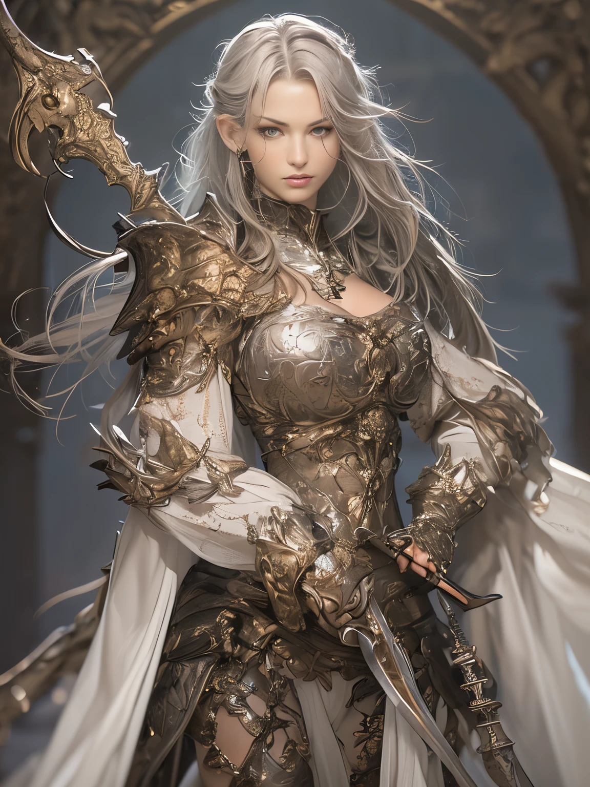 (1Girl:1.3), Solo, (((highly detailed face))),(((very detailed eyes and face)))),Beautiful detailed eyes, Body parts__, Official Art, Unified 8k Wallpapers, Very detailed and, Beautiful and aesthetic, beautiful, Masterwork, Best quality at best, hyperopia, Masterwork, ultra-definition, ultra-definition, The ultra-Highres, realistic realism, sunlights, full-body portrait, Stunning Beauty,