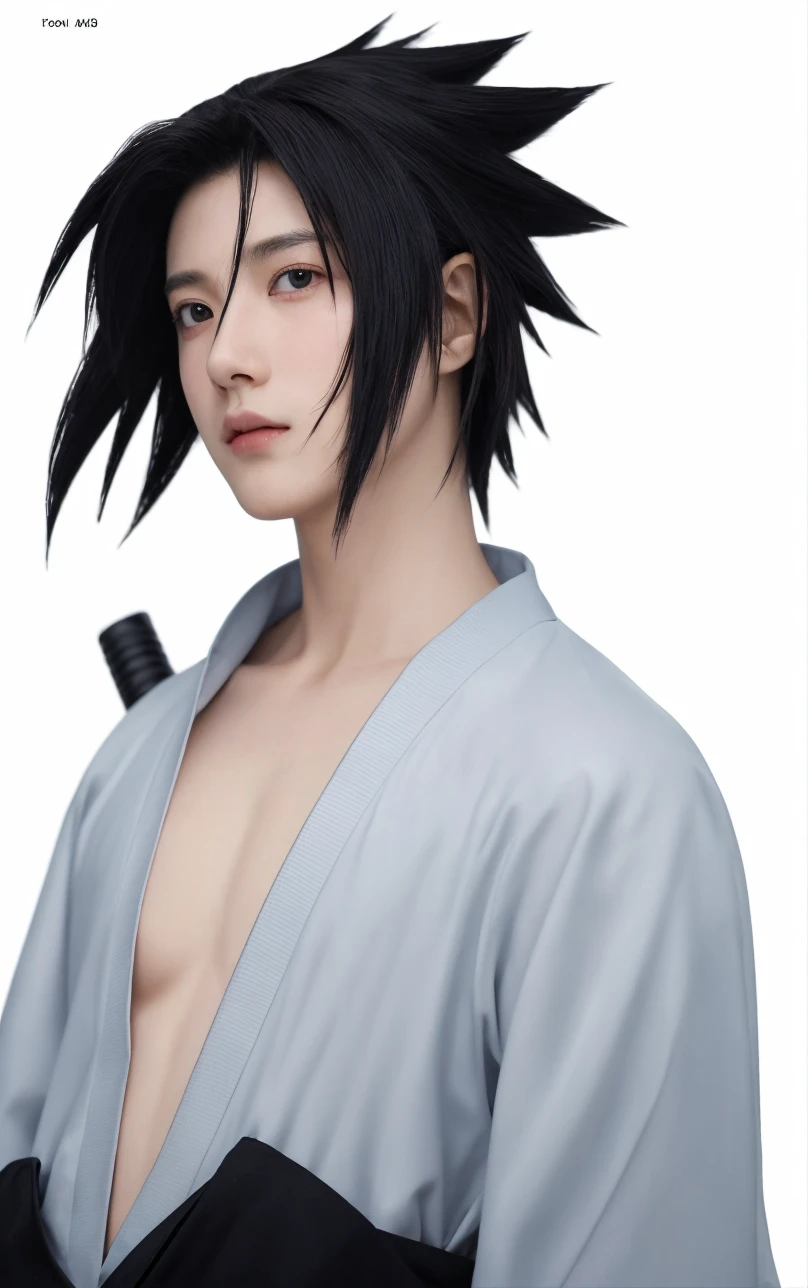 Sasuke with a hard dick naked 