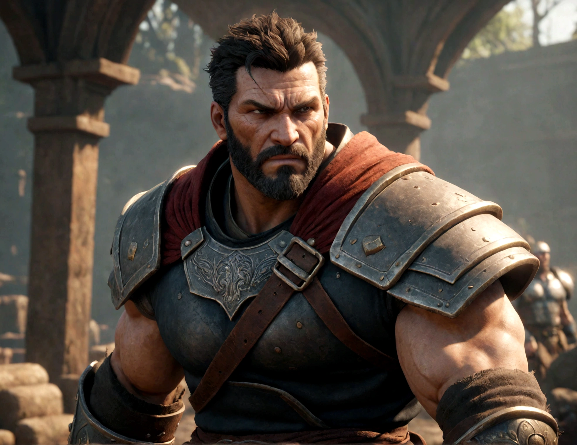 strong game character