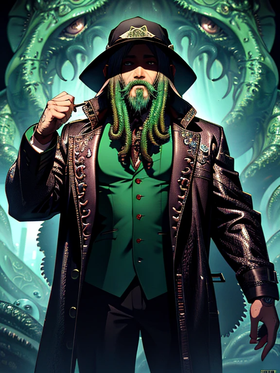 Cthulhu, Cthulhu, Cthulhu, UHD, retina, masterpiece, ccurate, anatomically correct, textured skin, super detail, high details, high quality, best quality, highres, 4K