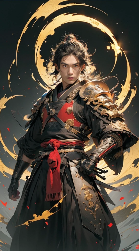 (((32k,high details,high details、masterpiece,attention to detail,Full Body Sbian,solo,1male))),RAW photos & realistic atmosphere,beautiful dark blue eyes,detailed mouth,detailed eyebrows,Shine in every detail,Draw the eyes in detail、very beautiful eyes with blue eyes,detailed mouth술、infinite reality, ,Brave samurai of the Sengoku period, bulky1beautiful boy of ,Samurai of the Sengoku period in Japan,My whole body is wet.,dripped,With a red face,incredibly beautiful17 year old Sengoku samurai beautiful boy,(youth,piercer,serious beautiful appearance,Armor samurai of the Sengoku period,sengoku armor,Warring States Period Armor,black shiny hair,Chonmage,showing my whole body,Detailed and vivid armor,Beautiful luxurious sengoku armor,armored pouch,torso,small hands,sandal,shoulder to shoulder,Sengoku Warlord,Sengoku Daimyo,Strongly influenced by Sanada Yukimura,beautiful little boy,he whole body turning red, same face:1.8)