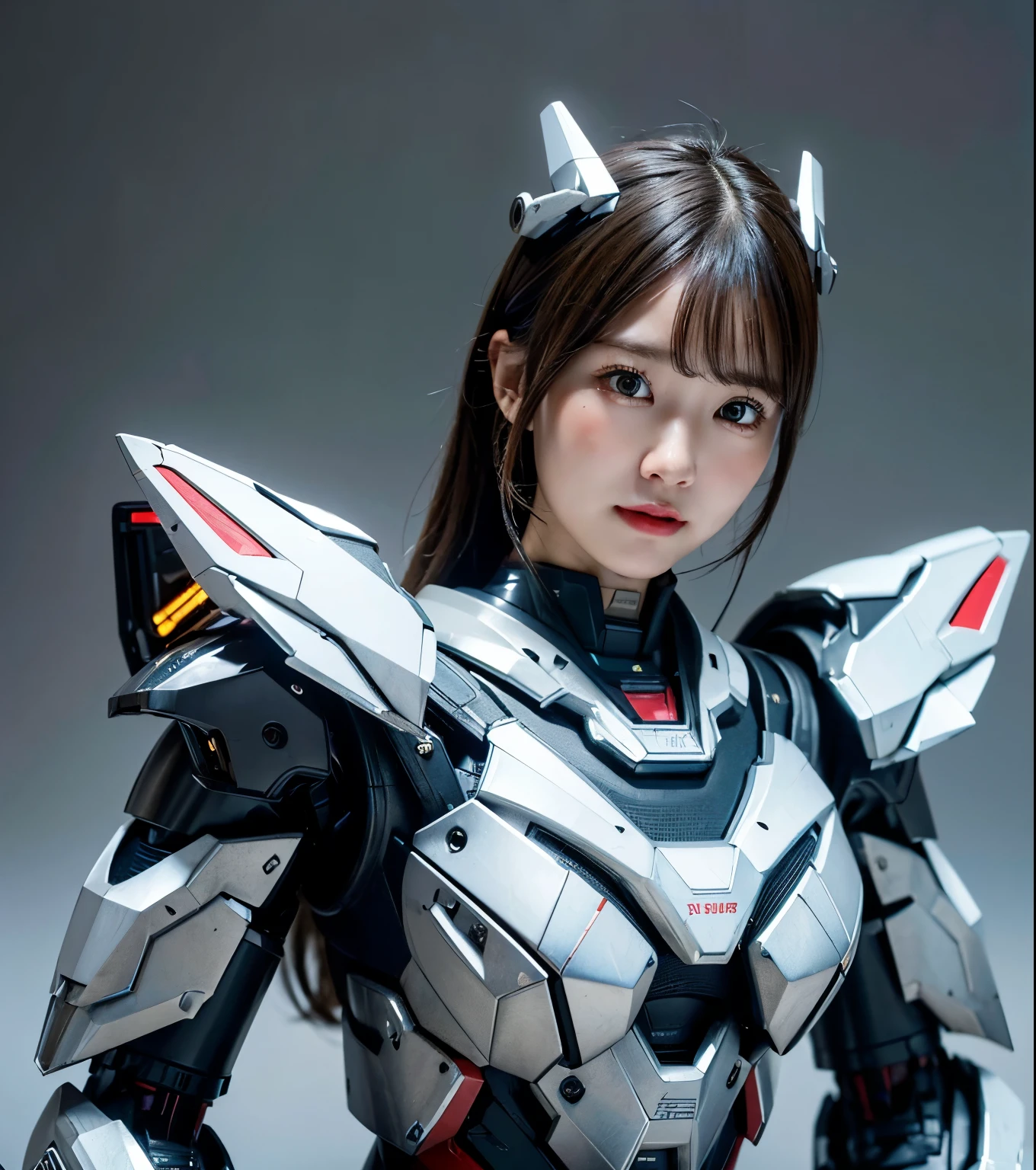 Super detailed, advanced details, high quality, High resolution, 1080p, hard disk, beautiful,(war machine),Armor War,(Rocket Missile)Capture the big picture,beautiful,Mecha cyborg girl,battle mode,Mecha body girl,She is wearing a futuristic war machine weapon mecha