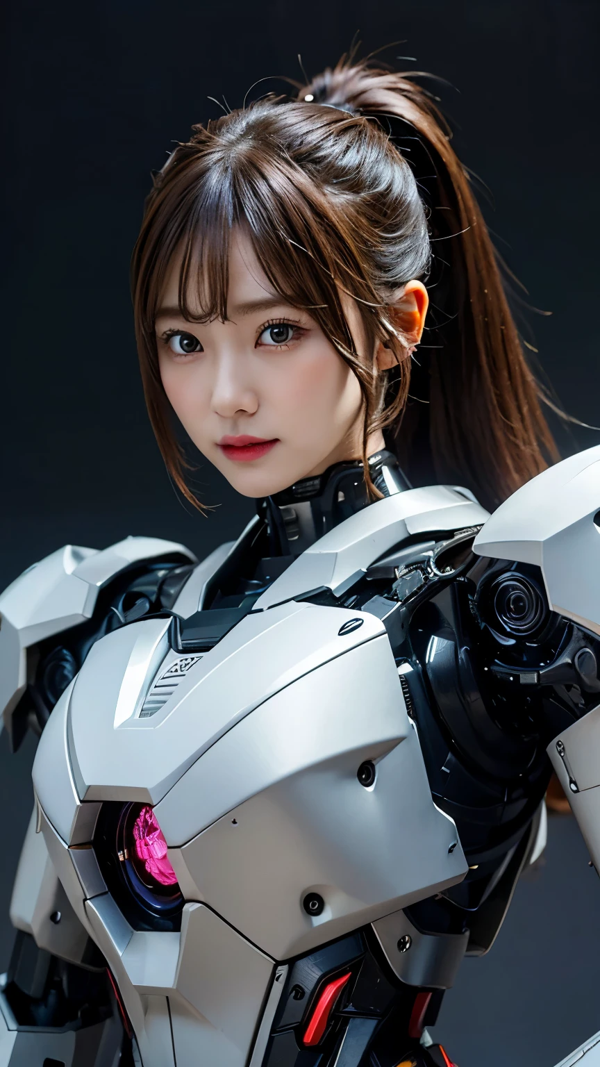 Super detailed, advanced details, high quality, High resolution, 1080p, hard disk, beautiful,(war machine),Armor War,(Missile)Capture the big picture,beautiful,Mecha cyborg girl,battle mode,Mecha body girl,She is wearing a futuristic war machine weapon mecha,A powerful cyborg woman, sleek and futuristic, with advanced mechanical augmentations that enhance her strength and capabilities.