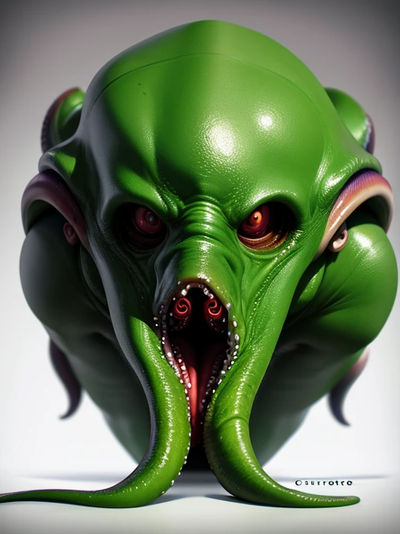 green、squid、Cthulhu, Cthulhu, Cthulhu, UHD, retina, masterpiece, ccurate, anatomically correct, textured skin, super detail, high details, high quality, best quality, highres, 4K