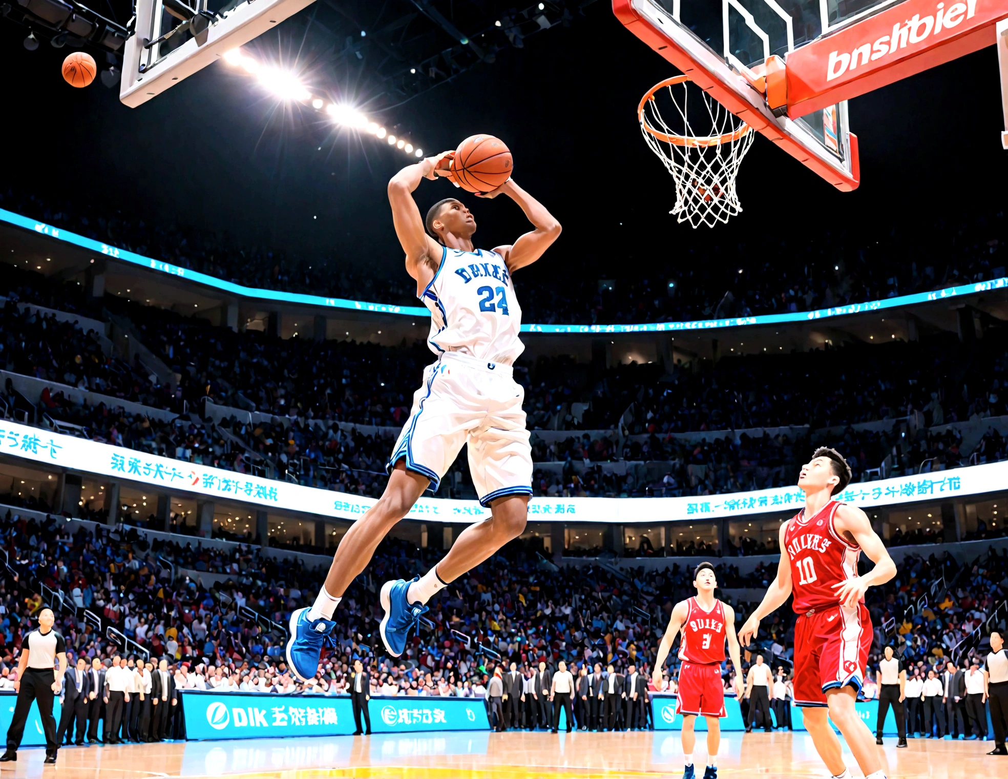 Basketball player、Dunk Shot、