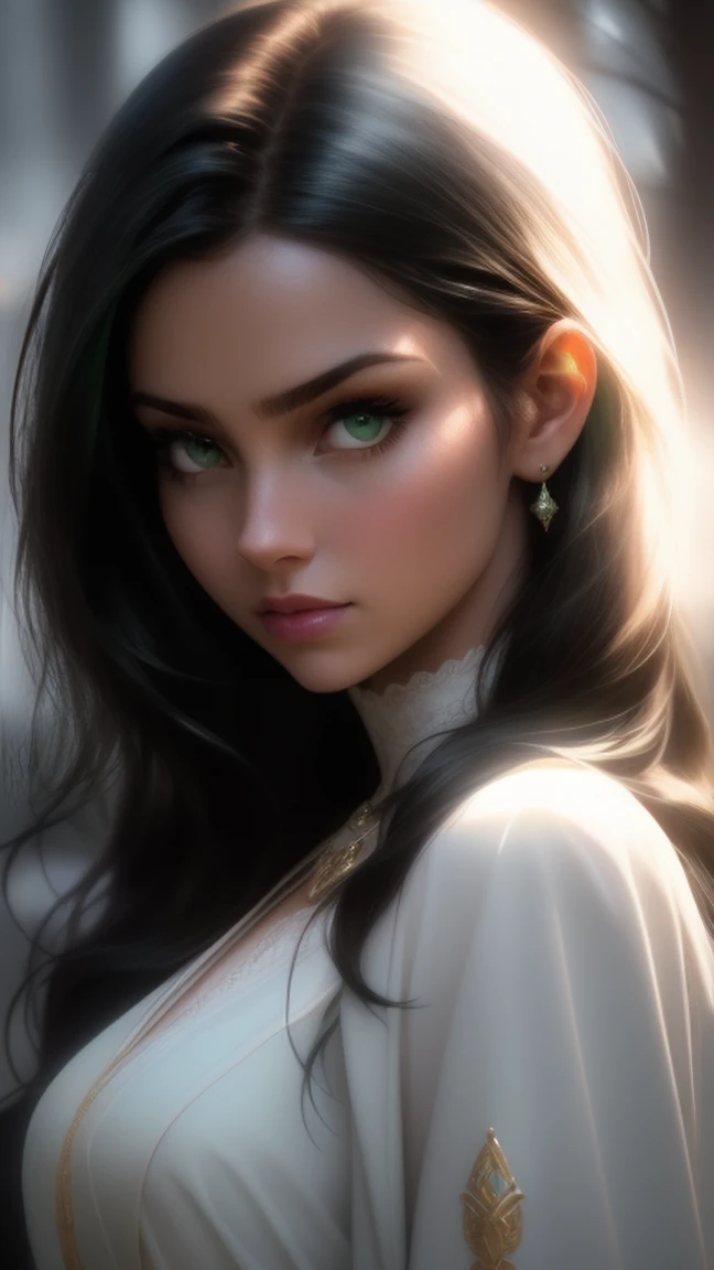 close up of a european woman, black hair, winter waterfall, natural skin texture, very detailed skin texture, tanned skin, 24mm, 4k textures, soft cinematic light, RAW photo, photorealism, photorealistic, intricate, elegant, highly detailed, sharp focus, ((((cinematic look)))), soothing tones, insane details, intricate details, hyperdetailed, low contrast, soft cinematic light, dim colors, exposure blend, hdr, faded, full_body