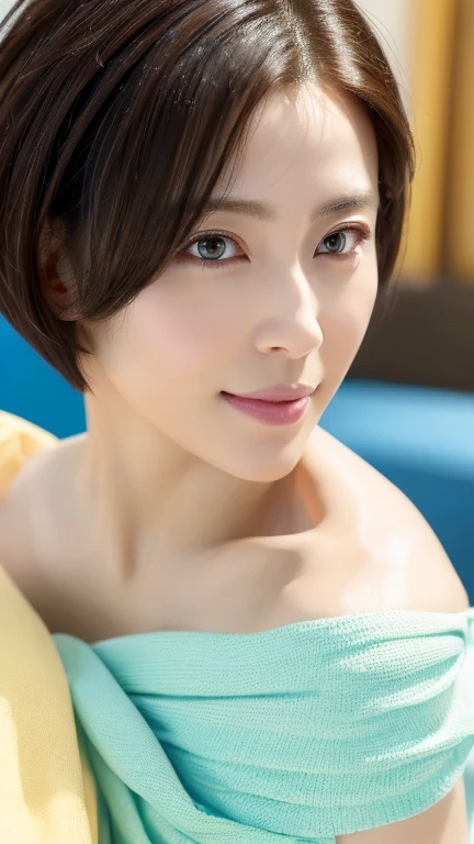 (masterpiece:1.3), (8k, Photorealistic, RAW Photos, Best image quality: 1.4), Japanese, (1 girl), Beautiful Face, (A vivid face), (short hair:1.3), Beautiful Hairstyles, Realistic eyes, Beautiful Eyes, (Realistic Skin), Beautiful Skin, charm, 超A high resolution, Surreal, High detail, Golden Ratio, Detail Makeup,Seeing the viewer,Big Breasts、doctor、hospital、Shaved pubic hair、((whole body))