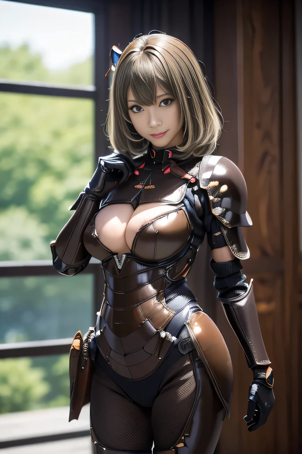 (high resolution,masterpiece,best quality,extremely detailed CG, anime, official art:1.4), realistic, photo, amazing fine details, all intricate, gloss and shiny,awesome many layers, 8k wall paper, 3d, sketch, kawaii, illustration,( solo:1.4), perfect female proportion,villainess, (fusion of dark brown cockroach and lady:1.4), (brown cockroach form lady:1.2), (brown cockroach lady:1.2), (fusion:1.2), (solo:1.4), (evil smile:1.2), muscular, abs, (cockroach brown exoskeleton bio insect suit:1.4), (cockroach brown exoskeleton bio insect armor:1.2), (brown transparency cockroach wing:1.4), (brown cockroach antennae:1.3),
