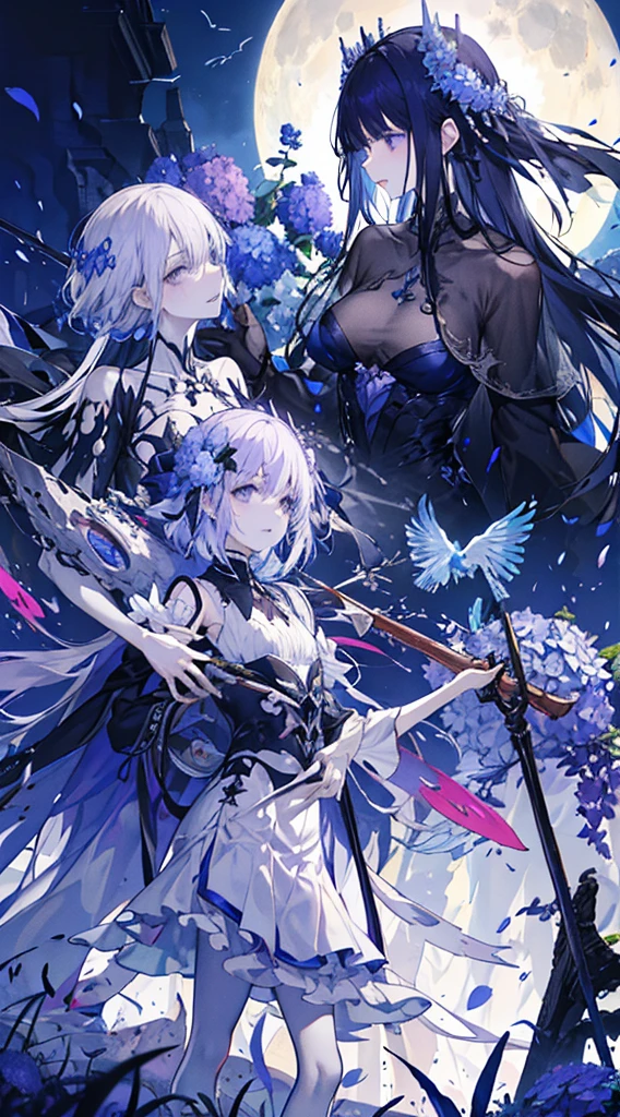 The morning of birth、Tales of the Dying Night、Instantly、Beautiful flowers of similar colors、Solar Windmill、Moon Cradle、Tale of the Wandering Flame、
Broken Doll、Skeleton Man、A fantasy story that defies time、
On his right arm is the violet princess、On her left arm is a princess with a hydrangea、
The rotating world、