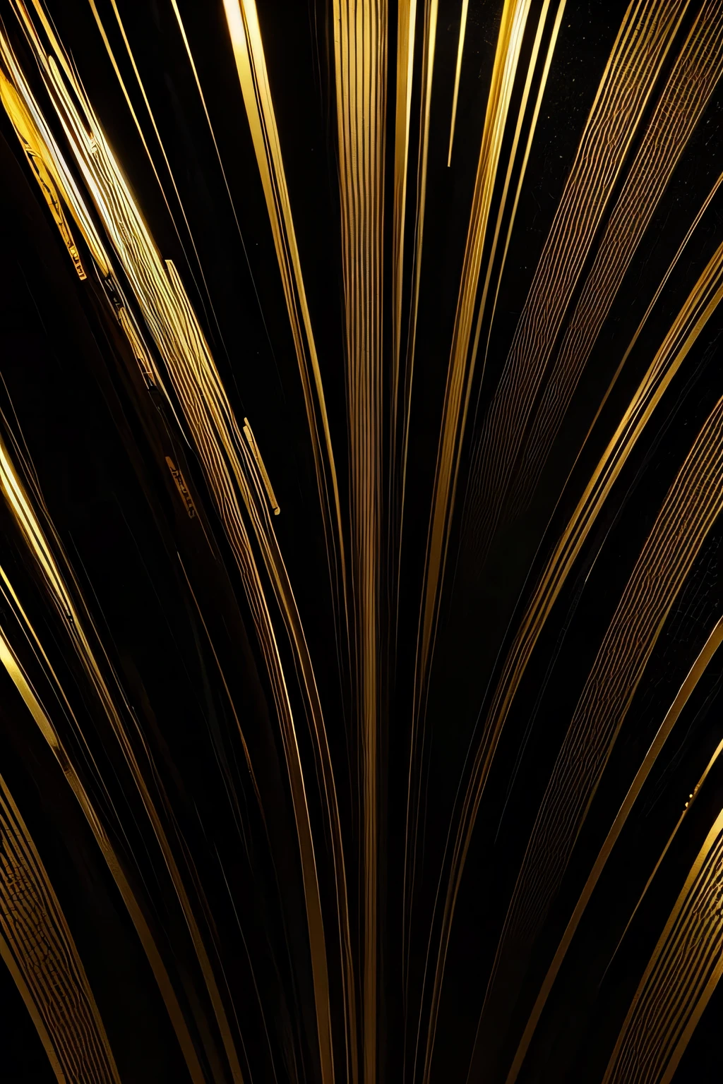 Abstract black and gold background Luxury wallpaper