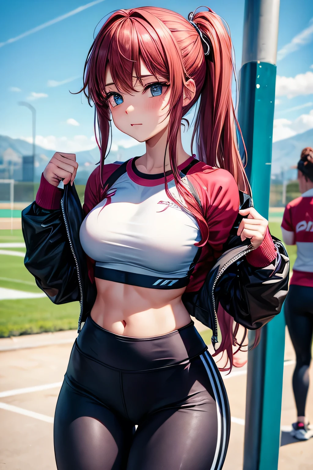 girl in sport leggings