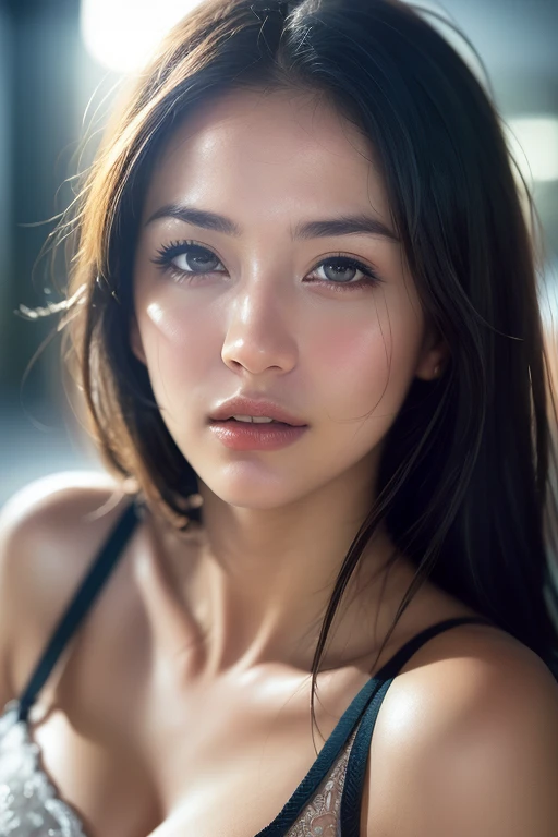 Dressed, (photo Realistic:1.4), (hyper Realistic:1.4), (Realistic:1.3),
(Smoother lighting:1.05), (Improving the lighting quality of movies:0.9), 32k,
One girl,23 year old girl, Realistic lighting, Backlight, Light on the face, Ray-tracing, (Bright light:1.2), (Improvement of quality:1.4),
(Highest quality real texture skins:1.4), Detailed drawn eyes, Detailed painted face,
(tired and sleepy and joy), (smile:0), Face close-up,
(Enhance the mood of your body line:1.1), (Enhances the beauty of skin texture:1.1)