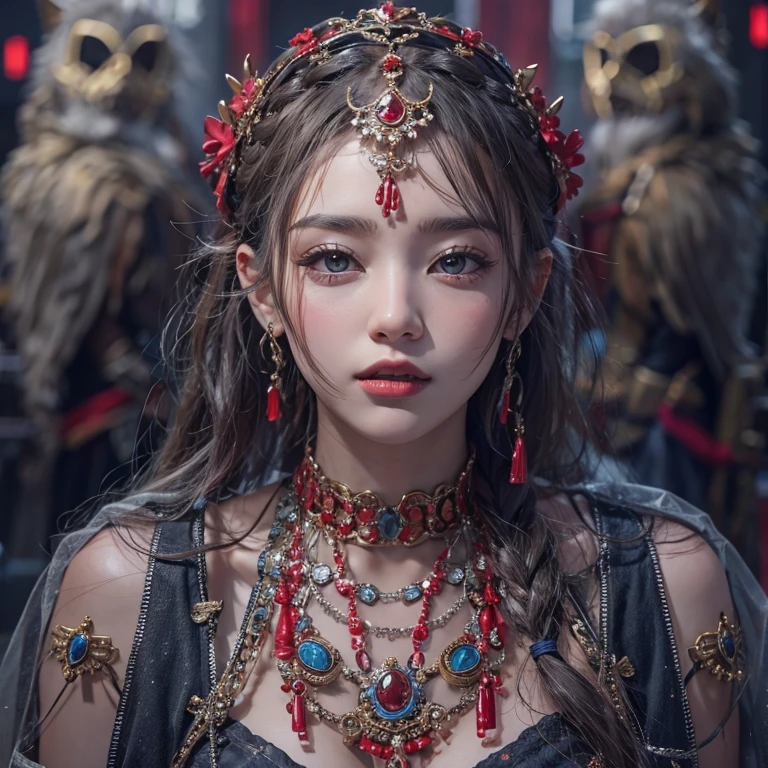 that&#39;it&#39;s raining, c that、Hair flow、 ((highest qualthaty、masterpiece、8k、Best image qualthaty、Ultra-high resolution、Award-winning works)、(Accurate anatomy:1.1)、(Look at me and smile:1.1)、Shining fair skin wthath Ultra-high resolution、The most detailed face、Ultra-high resolution detailed face、Ultra-high resolutionの髪の毛、(Ultra-high resolutionの煌めく瞳:1.1)、Beautiful face drawn in every detail、ancient gothic costume , Chest to chest, tattoo, Next to him is a real owl