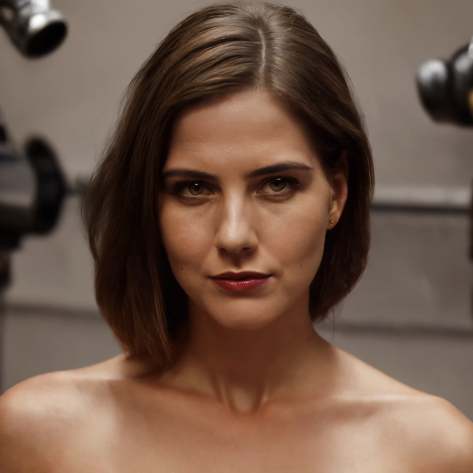 Scene: Forget the meadow. This prompt focuses solely on LaGermania, capturing her breathtaking beauty in a studio setting.
LaGermania:
Close-up portrait (1.1): Fill the frame with LaGermania's face and upper body. Let her captivating features take center stage.
SKS woman (1.1): Channel the essence of a strong, independent woman with a hint of vulnerability, reminiscent of iconic supermodels like Stephanie Seymour.
Bold (1.1): LaGermania exudes confidence and strength. Her posture is straight, chin held high, and her gaze is unwavering.
Fashion forward: Dress her in a striking outfit showcasing the latest trends. Perhaps a bold, geometric print dress that complements her vibrant personality.
Bright colors (1.1): The dress should feature a mix of vivid colors (vivid colors) that pop against a neutral studio backdrop. This creates a dramatic visual impact and draws the viewer's eye to her.
Peter Lindbergh inspired: Emulate the lighting and composition style of Peter Lindbergh. Think dramatic lighting (dramatic lighting) with sharp contrasts of light and shadow, creating a sense of depth and intrigue.
Seductive eyes: Her gaze is intense (intense gaze) and captivating, drawing the viewer in with a hint of mystery. Her eyes sparkle with a mix of confidence and playfulness.
Flawless skin: LaGermania's skin is flawless (flawless skin), glowing with health and vitality. Perhaps a touch of dewy makeup adds a natural radiance.
Fierce and confident: LaGermania's expression is a powerful blend of fierceness and confidence. She owns the moment and commands attention.
Details:
Photorealistic (1.1): Render the image in a photorealistic style, capturing every detail of LaGermania's features and the intricate details of her clothing.
Strong emotions (1.1): LaGermania's face should convey a range of emotions – confidence, power, a hint of vulnerability, and perhaps even a touch of defiance.