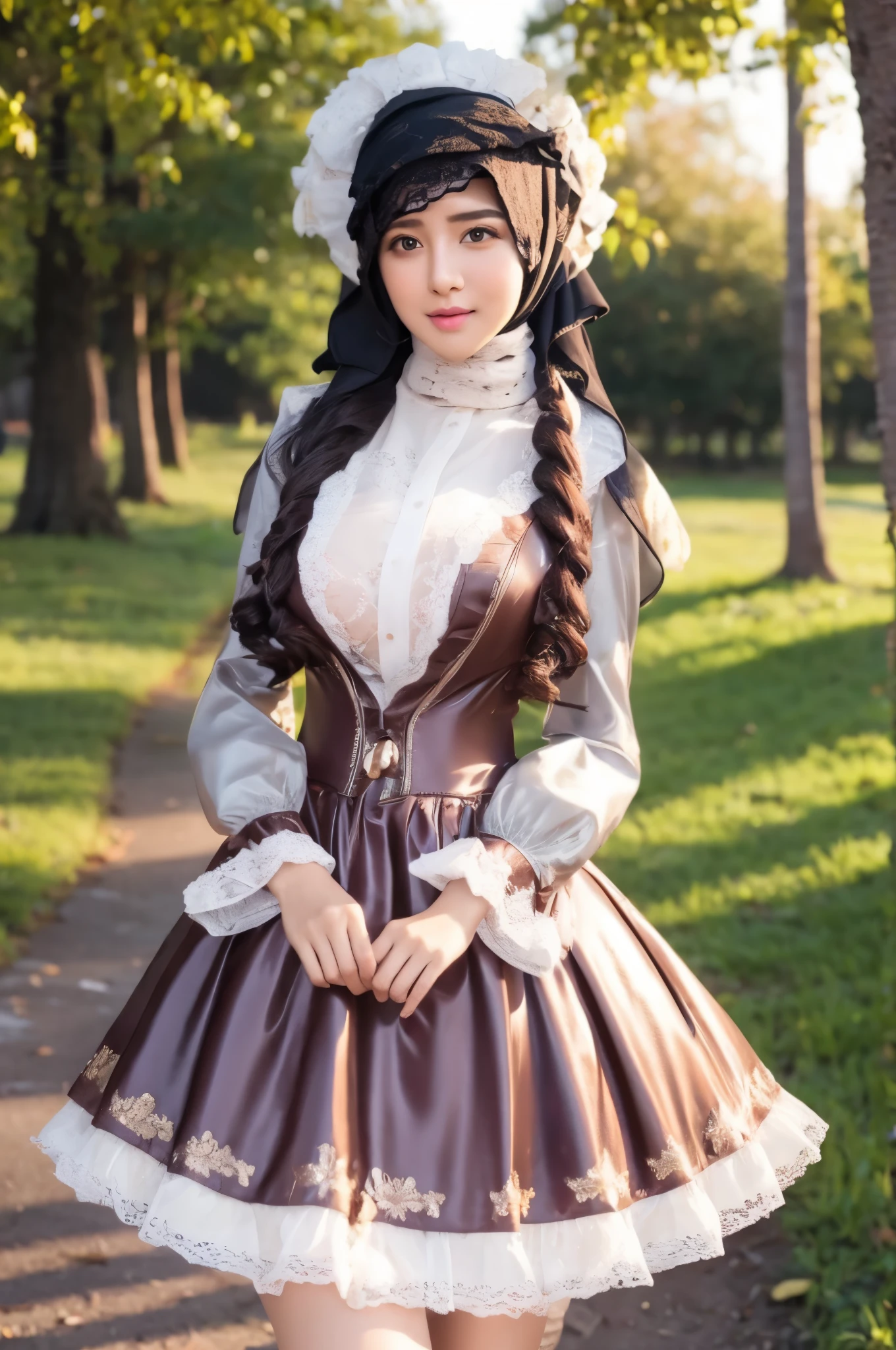 Hijab big breast realistic