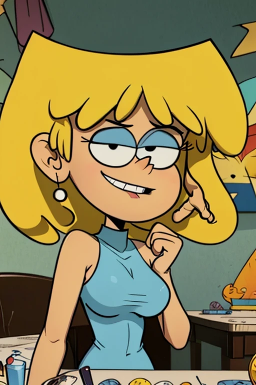 ""loriloud - blue tank top, brown shorts, earrings, posing for playboy magazine" Masterpiece, sexy cartonn, beautiful cartoon, insanely detailed and intricate cartoon, High quality, ray tracing, high coherence, deep focused image, realistic full-length photo, anatomically correct, perfect short blond hair, perfect sensual smile, perfect eyebrows, perfect eye lashes, perfect eyes, perfect pupils, perfect nose, perfect ears, perfect mouth, perfect teeth, perfect hands, perfect arms, perfect body, action pose, looking at viewer, in the loud house, hypermaximalist, sensual, provocative, beautiful, exotic, revealing, appealing, attractive, erotic, hyper-realistic, super detailed, perfect, masterpiece, popular on Flickr, published on March 19, 2018” FANTASY,VAMPIRO,ELFO,TERROR,COMICS,MANHUA,MANWHA,Mango,Science fiction,NOVEL,""loriloud - blue tank top, brown shorts, posing for playboy magazine" Masterpiece, sexy cartonn, beautiful cartoon, insanely detailed and intricate cartoon, High quality, ray tracing, high coherence, deep focused image, realistic full-length photo, anatomically correct, perfect short blond hair, perfect sensual smile, perfect eyebrows, perfect eye lashes, perfect eyes, perfect pupils, perfect nose, perfect ears, perfect mouth, perfect teeth, perfect hands, perfect arms, perfect body, action pose, looking at viewer, in the loud house, hypermaximalist, sensual, provocative, beautiful, exotic, revealing, appealing, attractive, erotic, hyper-realistic, super detailed, perfect, masterpiece, popular on Flickr, published on March 19, 2018” FANTASY,VAMPIRO,ELFO,TERROR,COMICS,MANHUA,MANWHA,Mango,Science fiction,NOVEL, 