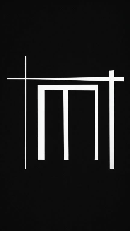symbols, black and white, simple,