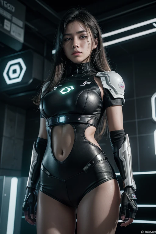 ((mejor calidad)), ((obra maestra)), (detallado:1.4), 3d, una imagen de una hermosa mujer cyberpunk,cuerpo completo, hdr (high dynamic range),trazado de rayos,NVIDIA RTX,super resolution,irreal 5,subsurface dispersion,texturizado pbr,Postprocesamiento,anisotropic filtering,Profundidad de campo,maximum clarity and sharpness,Texturas multicapa,Albedo and Specular maps,Sombreado de superficie,Accurate simulation of the interaction between light and material.,proporciones perfectas,renderizado de octanaje,two tone lighting,Amplia apertura,ISO bajo,balance de blancos,Regla de los tercios,8K CRUDO, in cyberpunk room