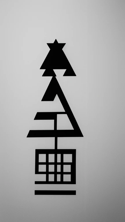symbols, black and white, simple,