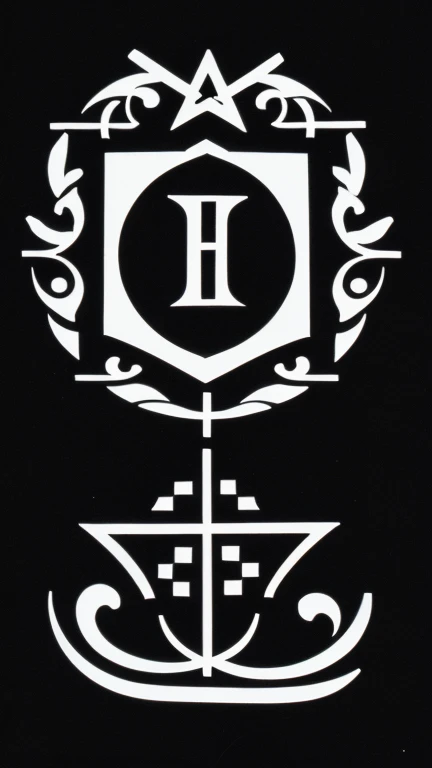 symbols, black and white, simple, 