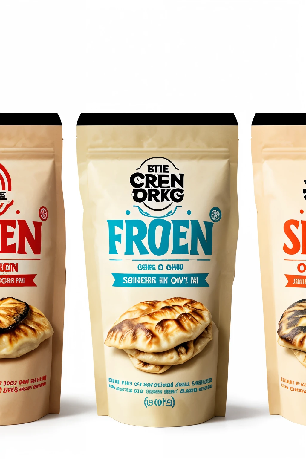 creative frozen gyoza stylish packaging design