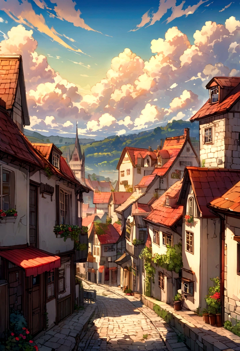 When the clouds finally dispersed and the sun shone over the town again