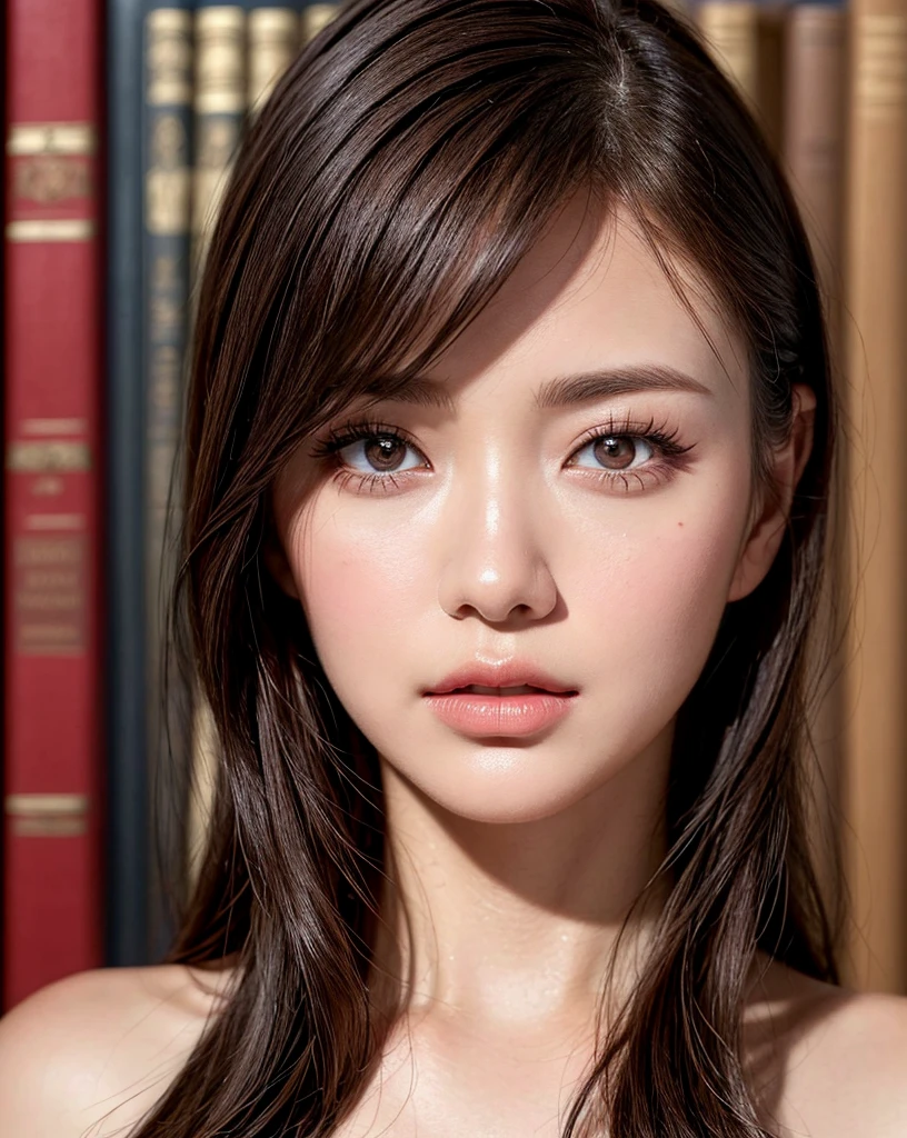 (Best quality, 4k, Masterpiece :1.4), pretty woman, 1girl, sexy :1.1, bangs dark brown hair: 1.1, (office uniform), ultra-detailed face, detailed lips, detailed eyes, double eyelid, in the dark, deep shadow, low key, cold light, (Best quality, 4k, Masterpiece :1.4), pretty woman, 1girl, sexy :1.1, dark brown hair: 1.1, white tank tops, ultra-detailed face, detailed lips, detailed eyes, double eyelid, in the dark, deep shadow, low key, cold light, (fantasy library background),