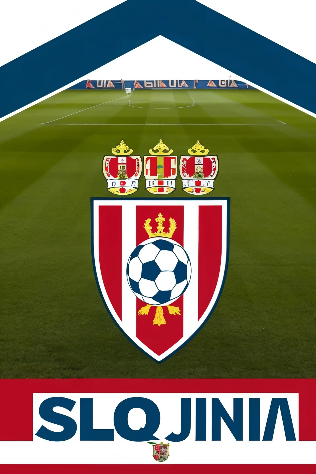 haz el escudo de futbol de JERINGAS LOCAS FUTBOL CLUB, que el escudo lleve artefactos usados en medicina. Que sea una obra maestra