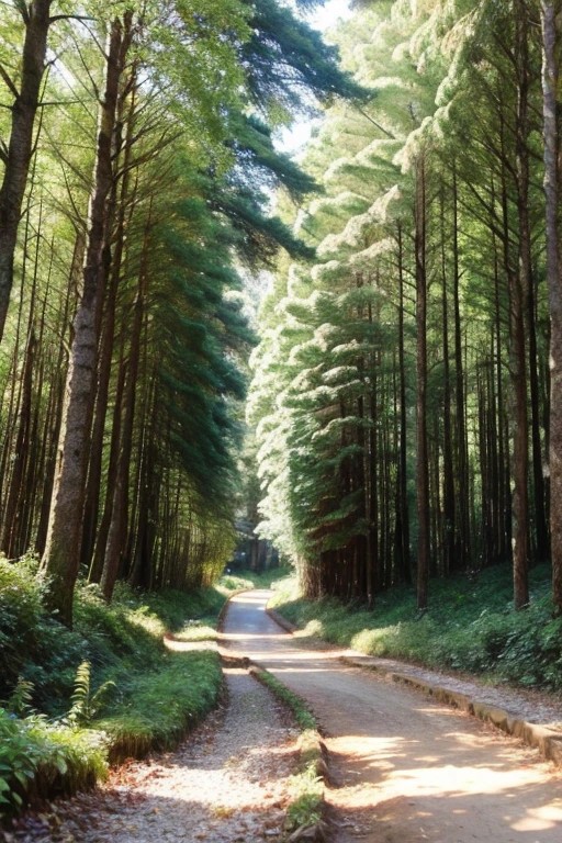 ((melhor qualidade)), ((Obra de arte)), (detalhado), uma floresta densa verde