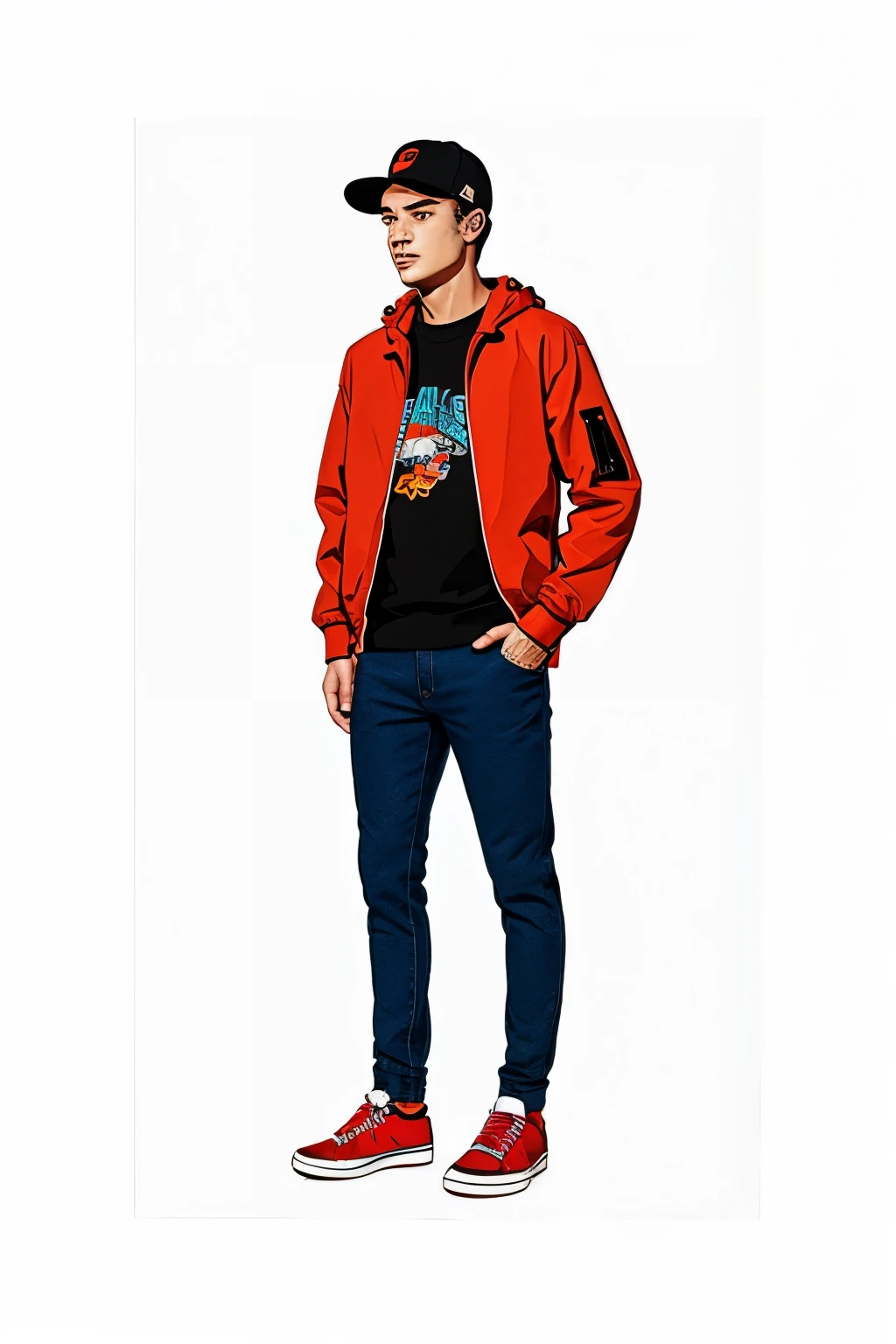 Illustration for clothing brand illustration