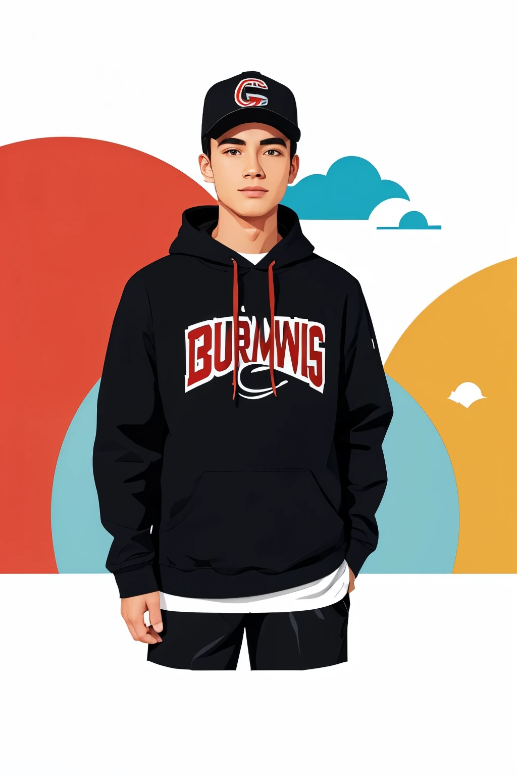 Illustration for clothing brand illustration