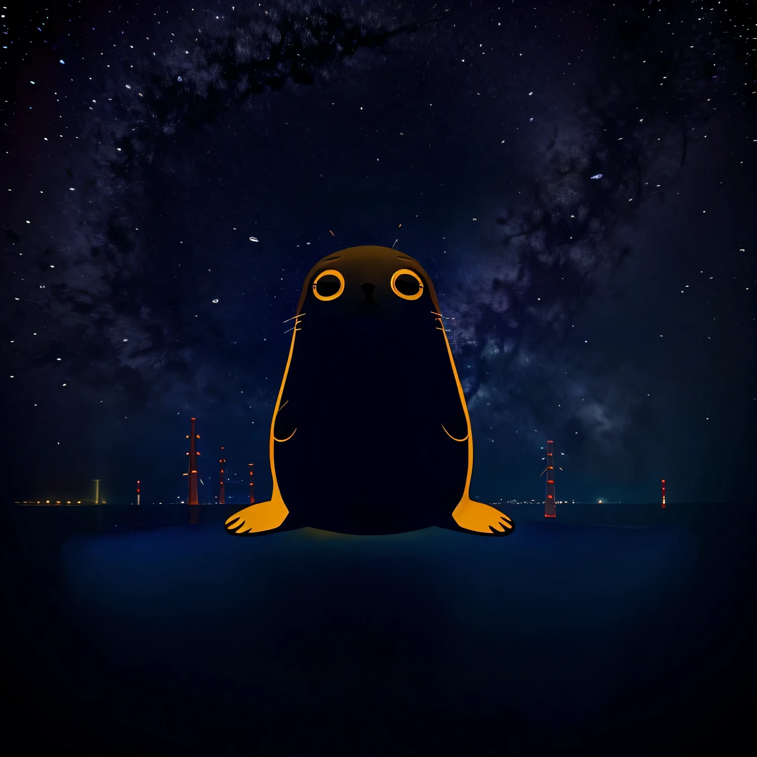 Seal on a pylon