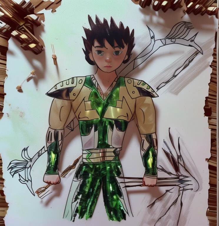(ultra realistic,32k, masterpiece:1.2, UHD),(high detailed skin:1.1),( high quality:1.1), 1 boy, brown short raw cut hairs, brown eyes, green techno fantasy armor, cyberpunk, techno fantasy bow with ((energy bow arch)),((energy arrows)), caucasian race, light decourations, (20 years old)