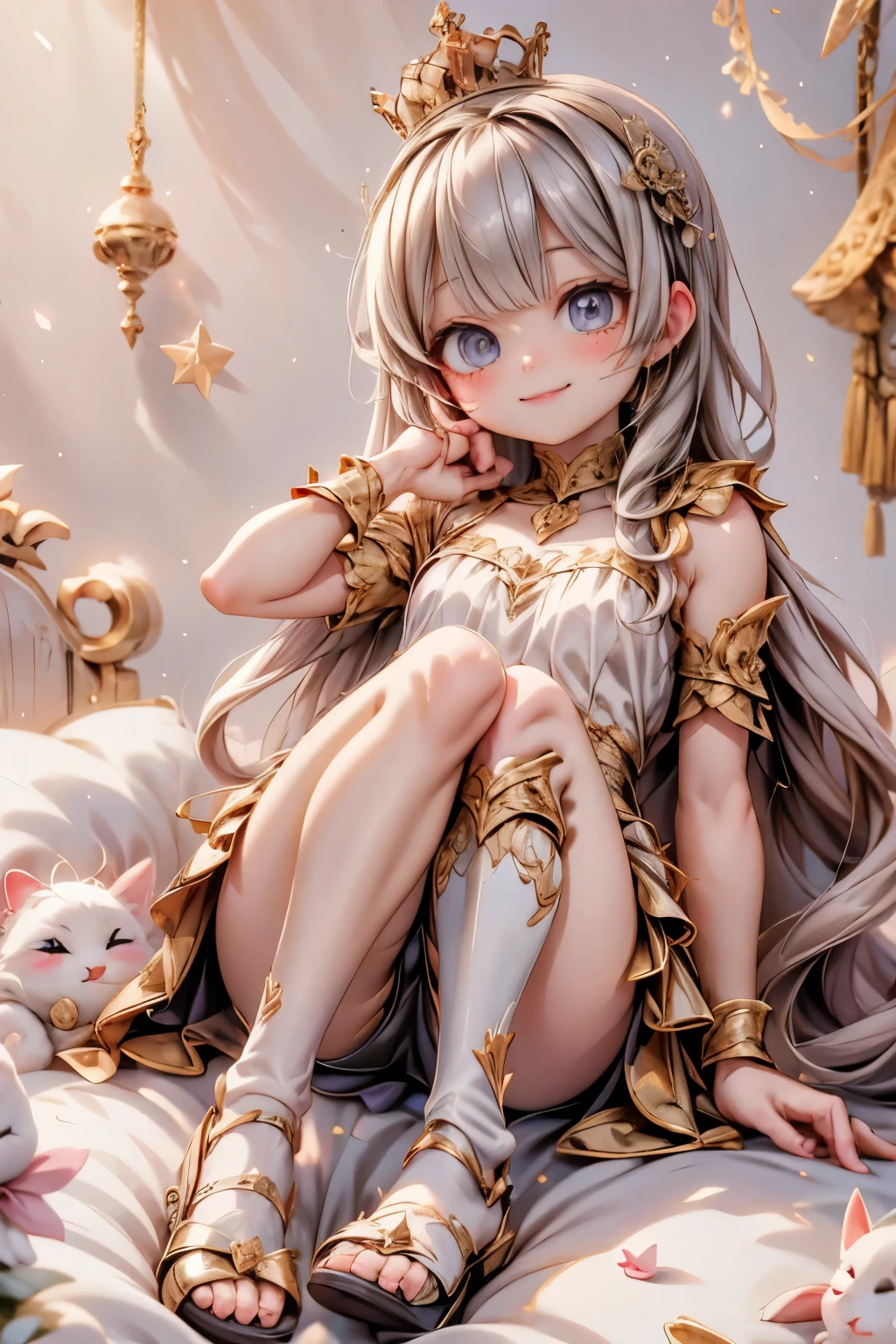 a cute queen smiling, round toe) mary_janes