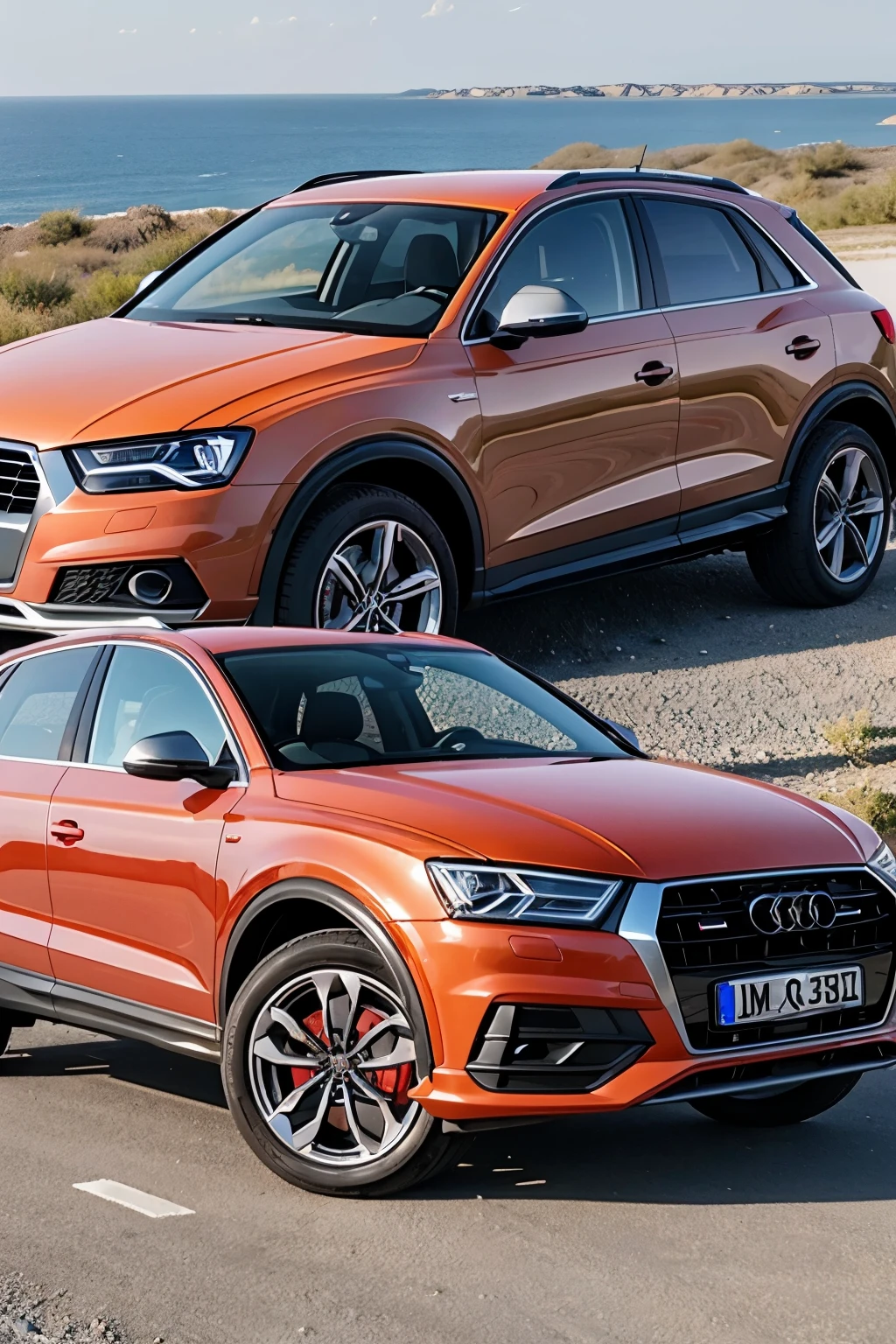 ((melhor qualidade)), AUDI Q3 Drawing heart
