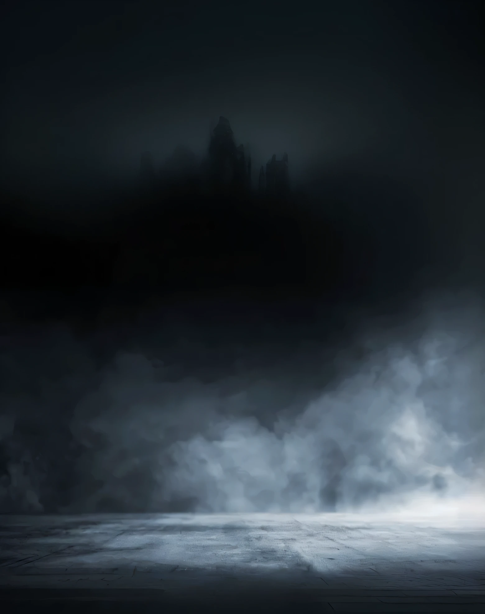 fog, floor, darkness