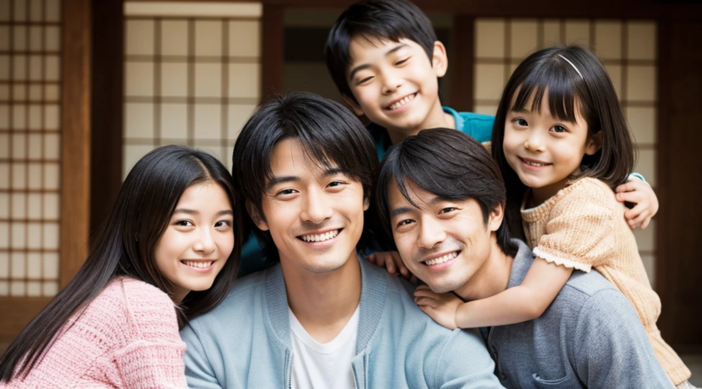 happy family, middle class