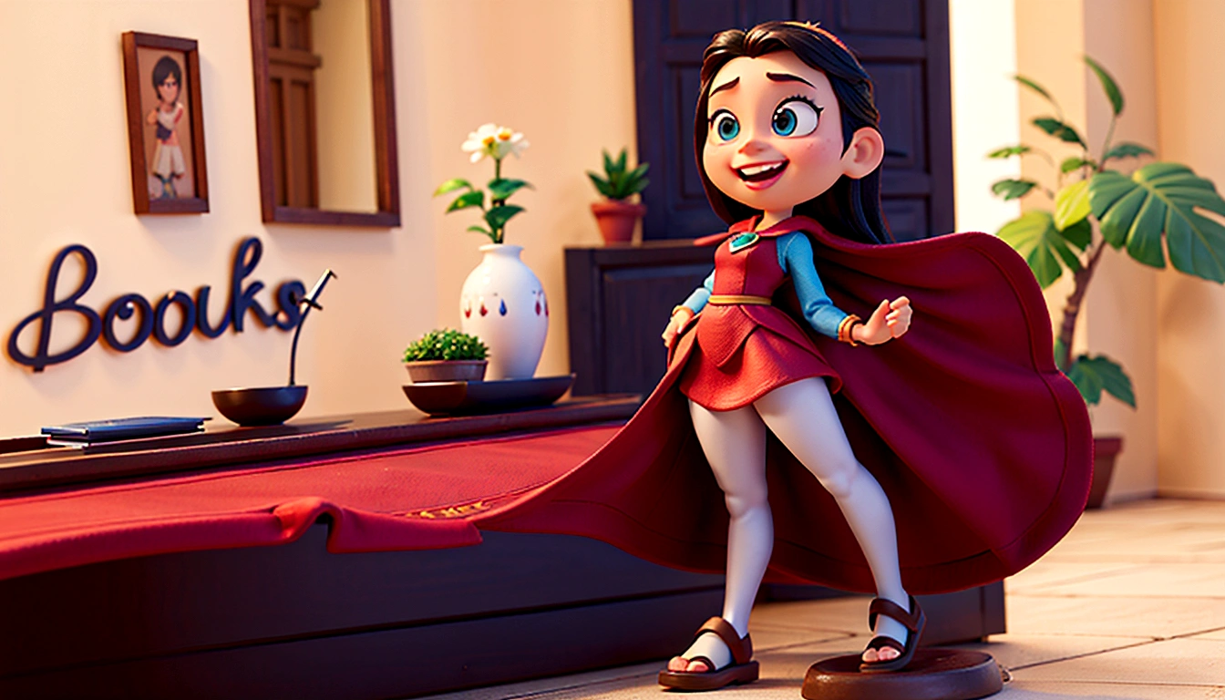 Uma mulher estilo disney pixar, alta qualidade, melhor qualidade