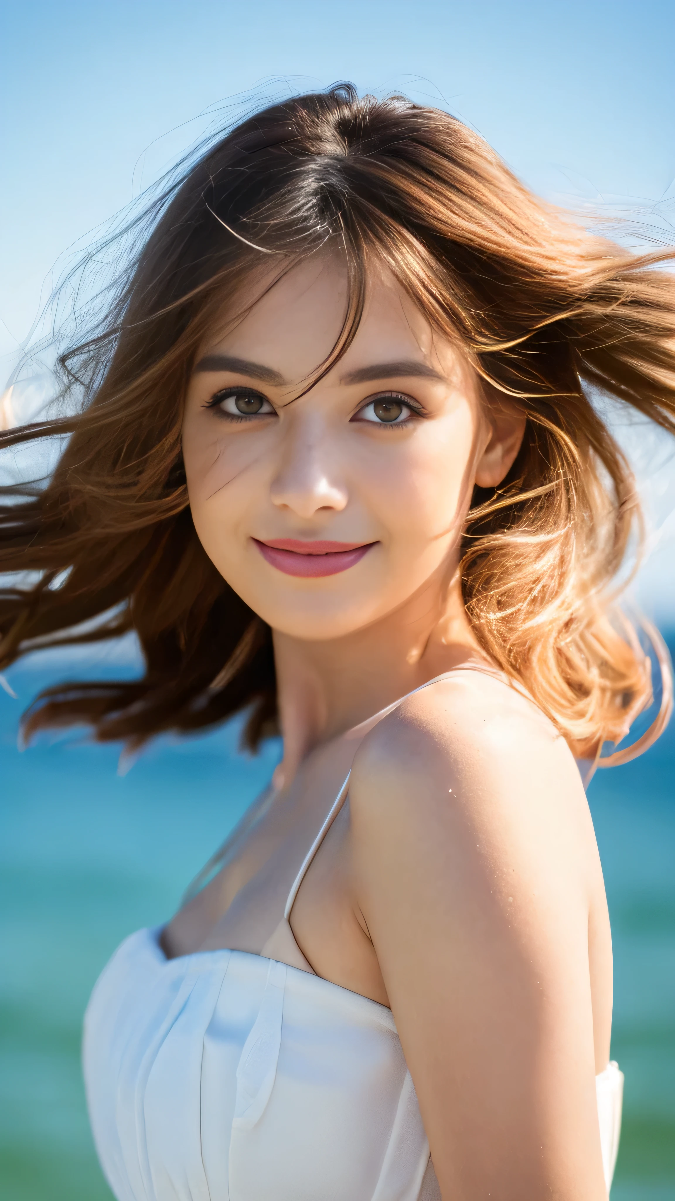 (32K:1.5), 1 girl,A light smile,whole body,Simple Background, (Realistic:1.4), (British actress:1.3),
(Great British beauty:1.4), (The ultimate beauty:1.4), Masterpiece,4k,8k,(Masterpiece,Ultra-high resolution:1.5),(Masterpiece,Photorealistic:1.5),Masterpiece,Fine grain,Masterpiece,Detailed face, perfectly balanced face, Looking at the camera, Hair blowing in the wind, Beautiful porcelain-like skin, Beautiful Eyes, Ring-shaped eyes,